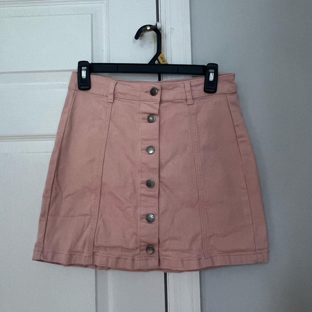 Forever 21 Pink Mini A-Line Skirt